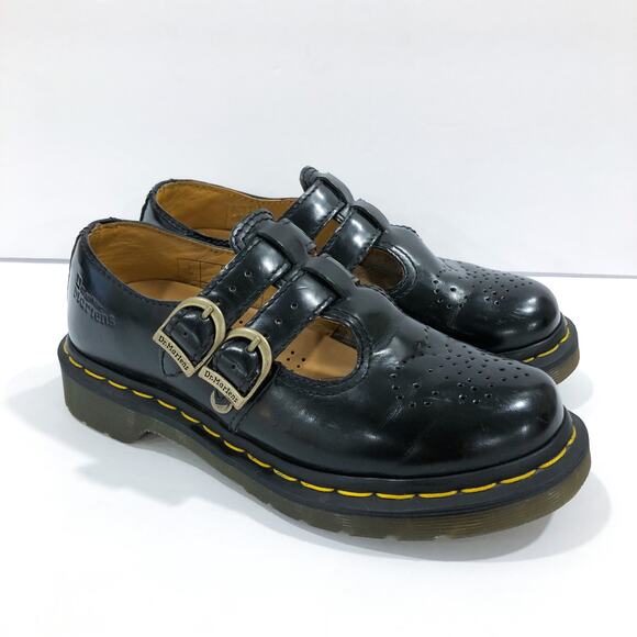 Dr. Martens 8065 Smooth Leather Mary Jane Shoes - Picture 11 of 11